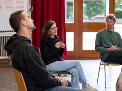 Beratungssituation im Therapiezentrum Brückle